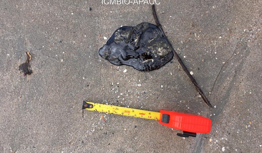 Manchas de óleo reaparecem nas praias de Japaratinga e Coruripe
