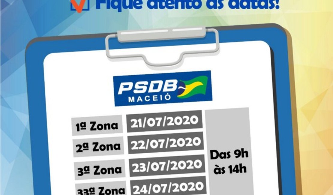 PSDB se reorganiza em Maceió com 6 convenções em videoconferência