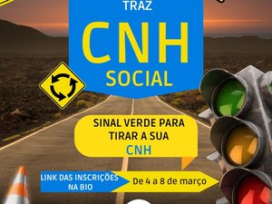 Porto de Pedras oferece CNH social para moradores