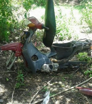 Cemitério de motocicletas roubadas é encontrado em Arapiraca