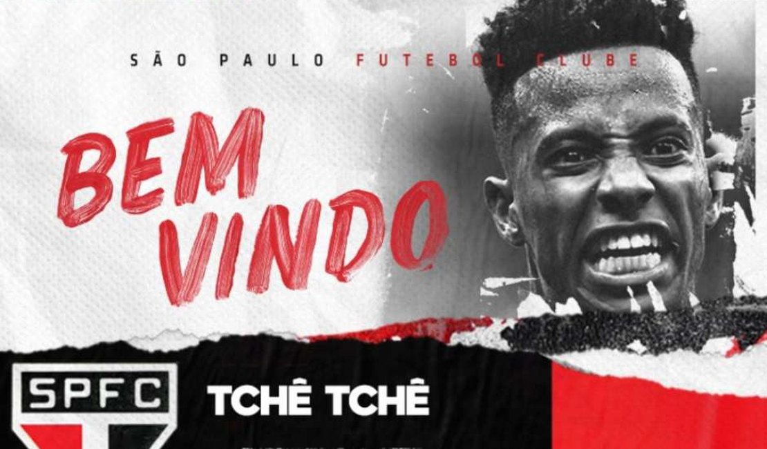 São Paulo comete gafe em anúncio da contratação de Tchê Tchê