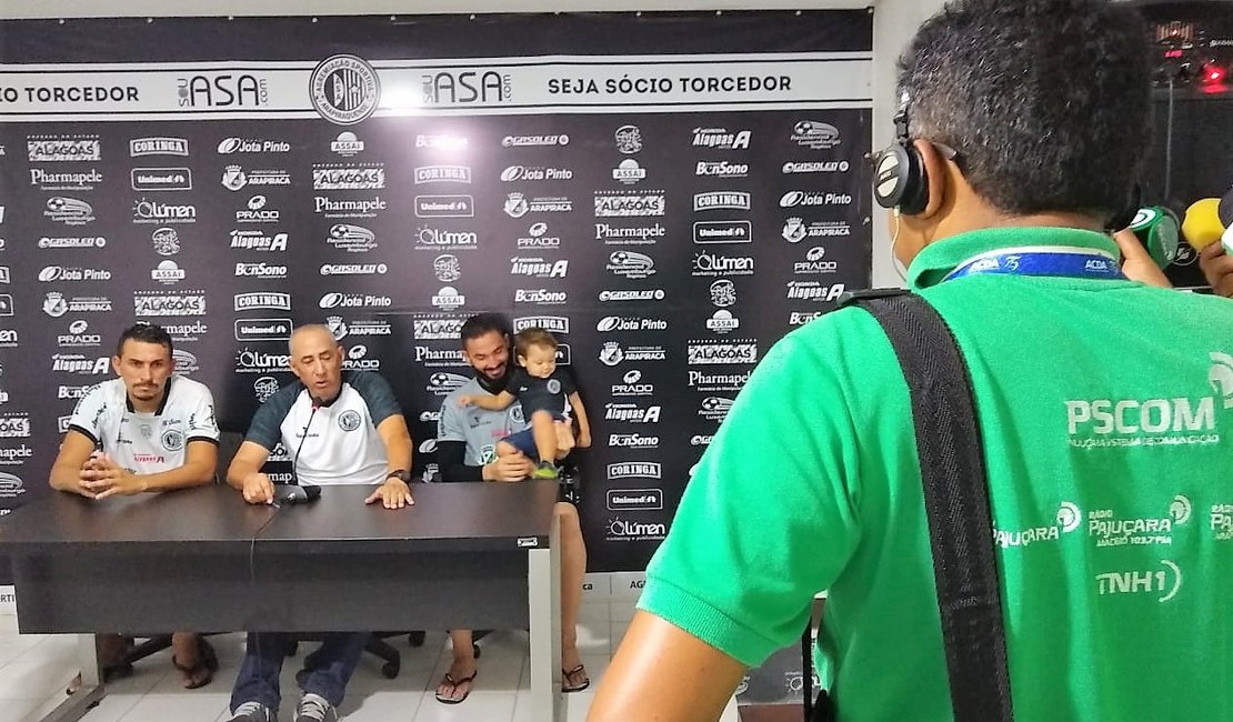 Técnico do ASA e jogadores repercutem vitória contra o CRB