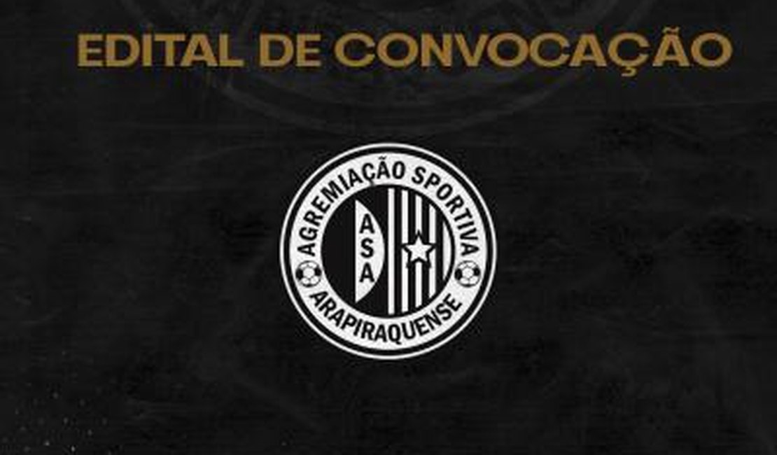 ASA confirma eleição da nova diretoria para o dia 27 de outubro