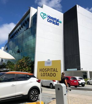 Em Maceió, Hospital do Coração tem 100% dos leitos de UTI para Covid-19 ocupados