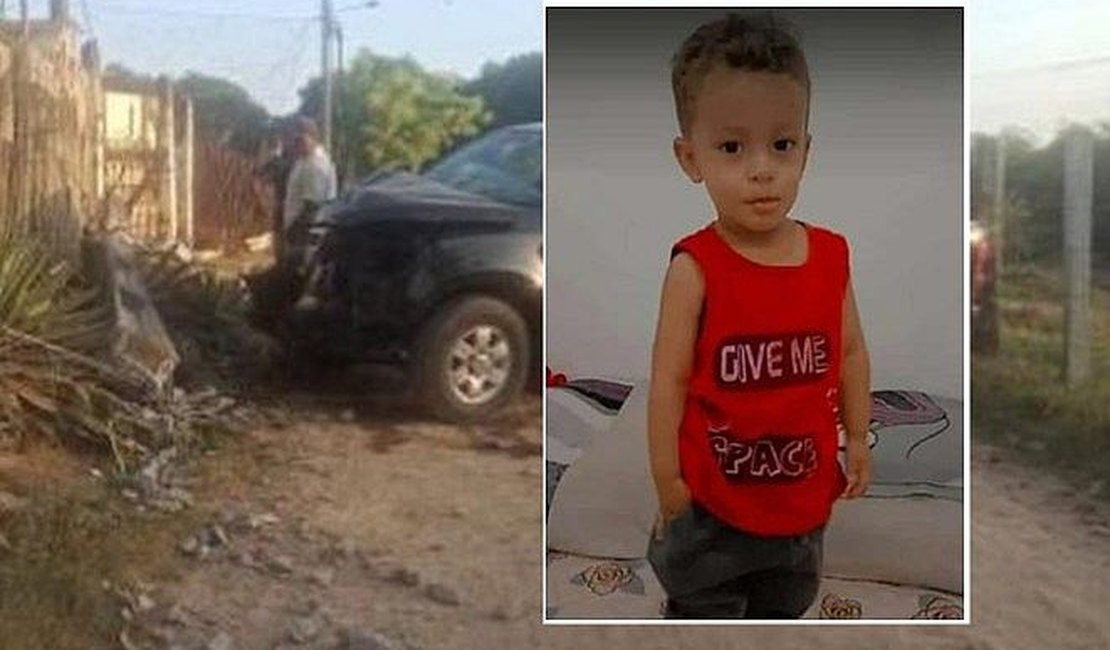 Criança de 1 ano morre atropelada na calçada de casa em União dos Palmares
