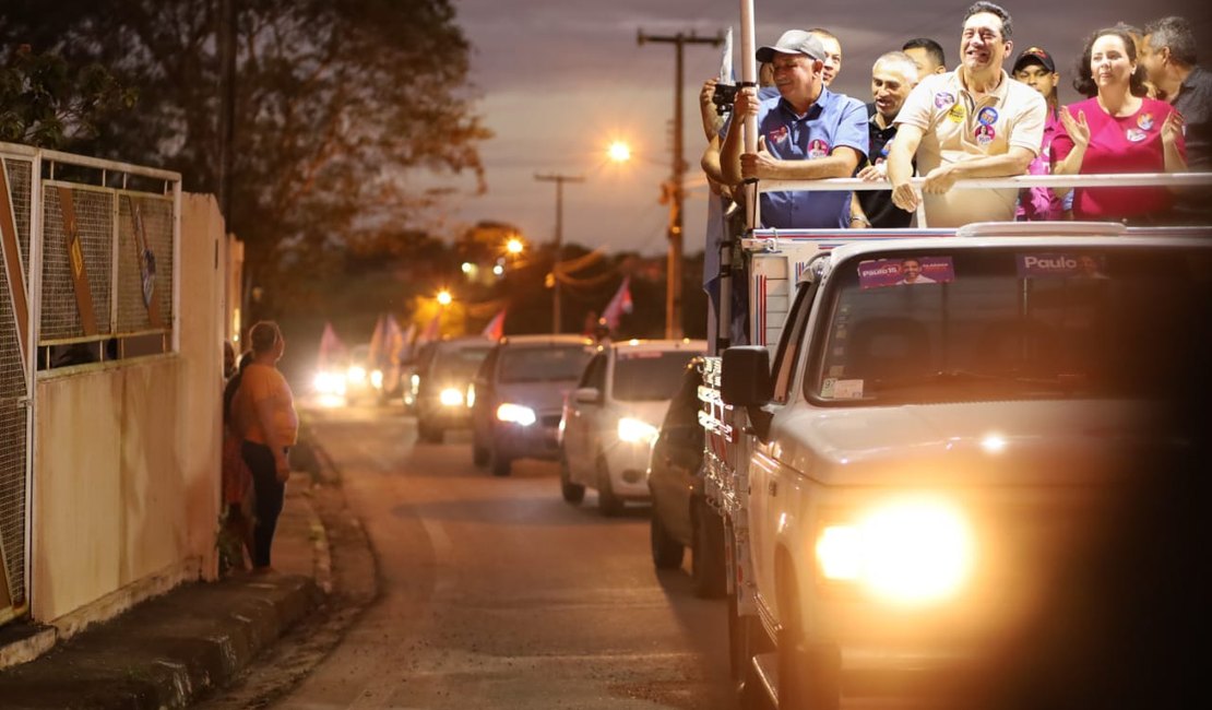 Severino Pessoa participa de caminhada e duas carreatas pela cidade de Arapiraca neste domingo
