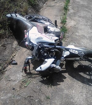 Acidente com moto deixa uma vítima fatal na zona rural de Girau do Ponciano