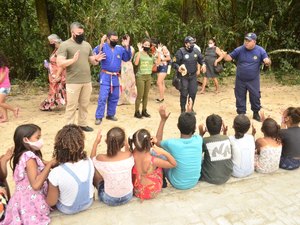 Segunda edição do Domingo com a Guarda alegra crianças do Benedito Bentes