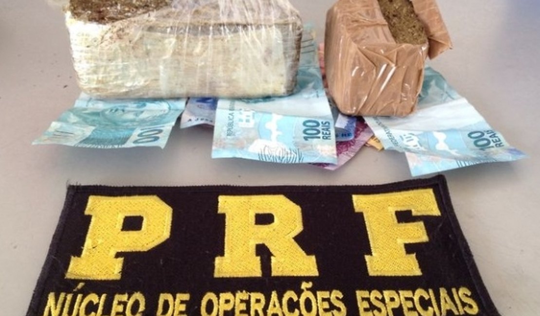 PRF apreende mais de 20 kg de pasta base de cocaína