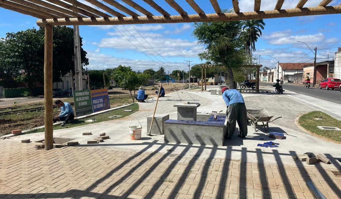 Obras no Parque das Mangueiras entram em fase de conclusão