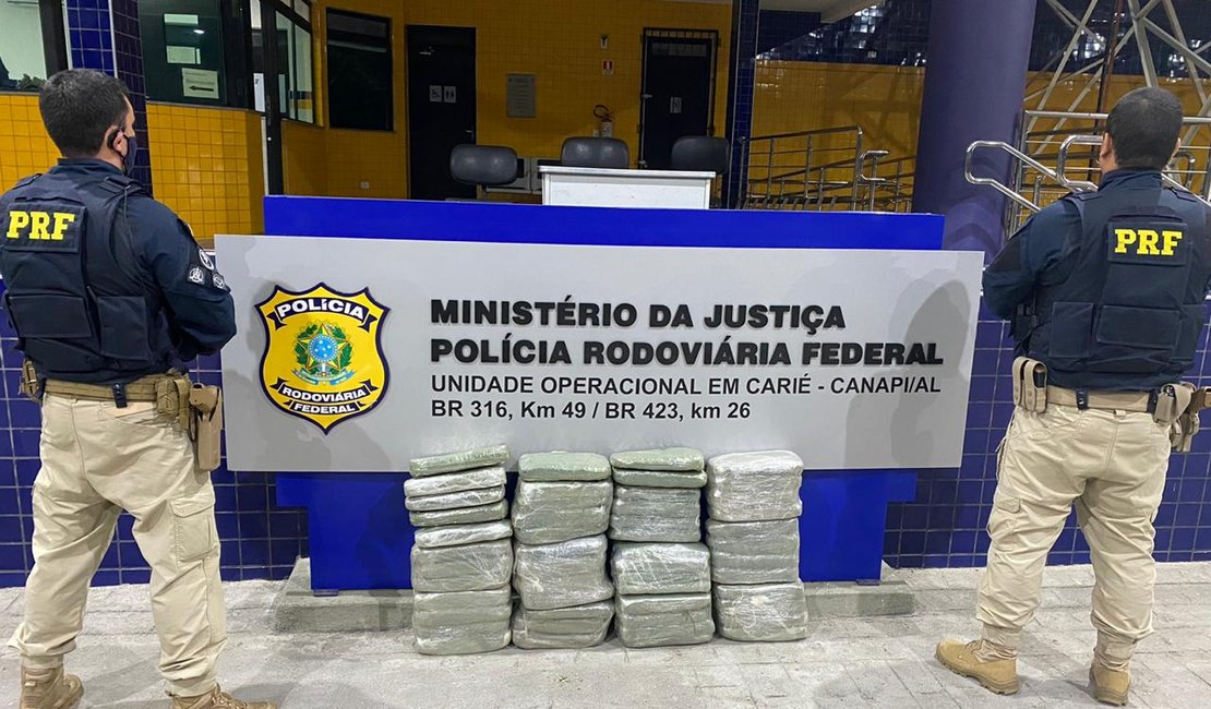 Homem acusado de tráfico, roubo e homicídio é preso no Sertão com 50 kg de maconha