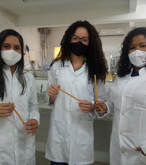 [Vídeo] Ifal busca patente para canudos feitos com cera de abelha por alunas do Campus Batalha