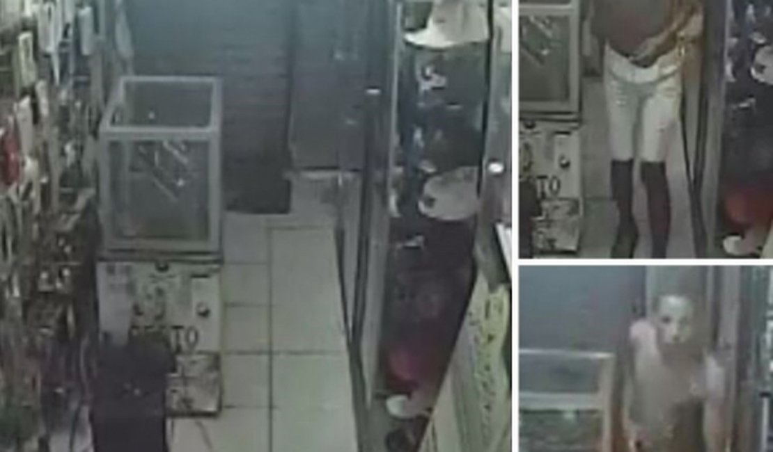 Vídeo mostra assalto em loja de importados em Coruripe
