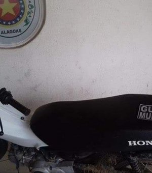Moto roubada em Girau do Ponciano é localizada na zona rural do município