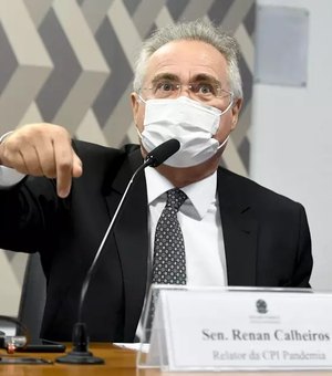 Calheiros abandona CPI em sessão que recebe médicos defensores da cloroquina