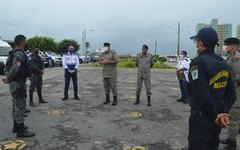 Operação reuniu efetivo de forças de segurança do Estado e equipes da Prefeitura de Maceió