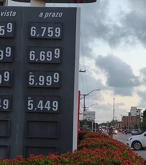 Preço do litro da gasolina comum sobe para R$ 6,69 em Maragogi
