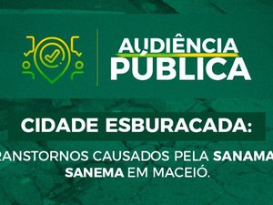 Audiência Pública discute danos estruturais nas vias de Maceió