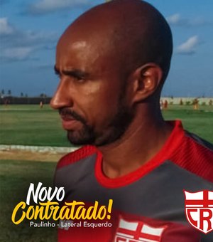 CRB segue contratando e anuncia lateral-esquerdo Paulinho, ex-Luverdense