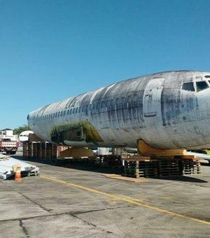 Avião abandonado no aeroporto de Fortaleza vai virar museu na Alemanha