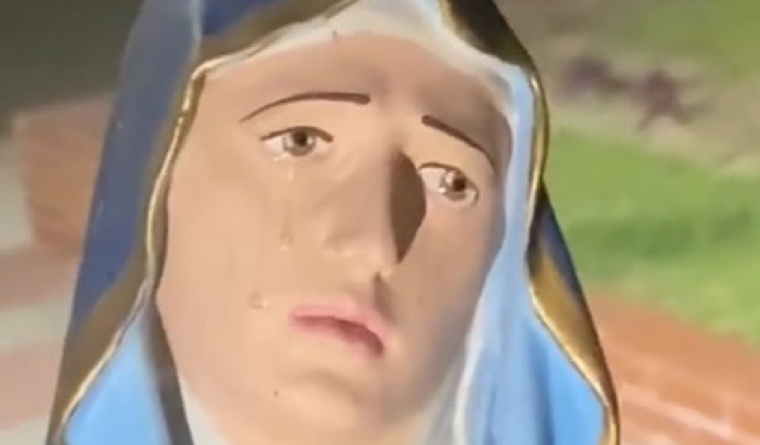 Imagem de Nossa Senhora das Dores derrama lágrimas em Flexeiras