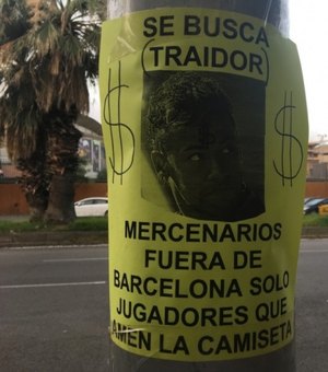 Torcida do Barcelona se revolta com Neymar e expõe : 'Traidor, mercenário' 