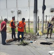 Prefeitura de Maceió afirma que cratera em rua do Pinheiro não está na área de risco 