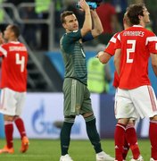 Rússia vence Egito e fica mais perto da classificação na Copa