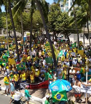 Movimento 'Vem Pra Rua' confirma protesto fora Temer no domingo em Maceió 