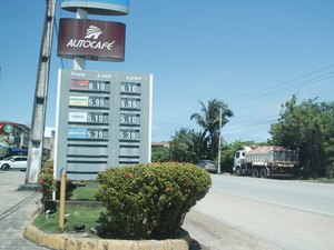 Preço da gasolina em Maragogi supera valor médio de Maceió