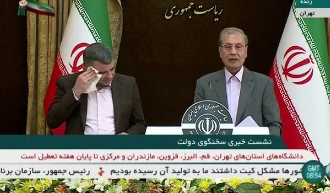 Vice-ministro iraniano é diagnosticado com coronavírus após aparecer suando em entrevista