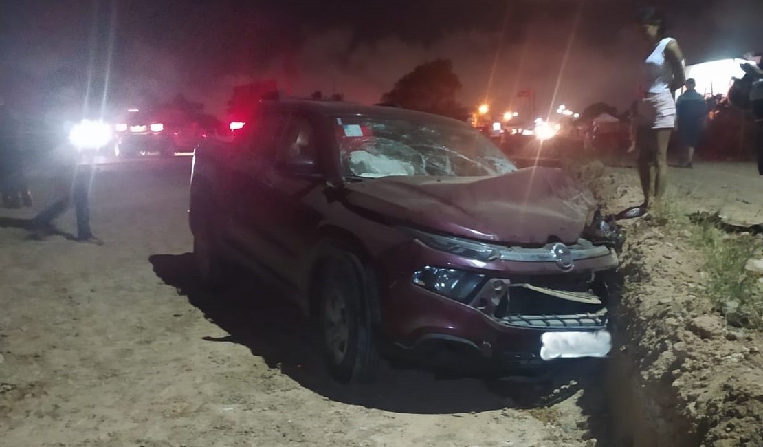 Veículo na contramão provoca a morte de uma pessoa e deixa outras 3 feridas em Arapiraca
