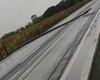 Após forte chuva, cinco postes caem na AL-220