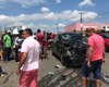 Acidente entre carro e moto na AL 220 deixa motociclista ferido, em Arapiraca
