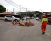 Após reclamação da população, buraco é reparado no bairro da Mangabeiras
