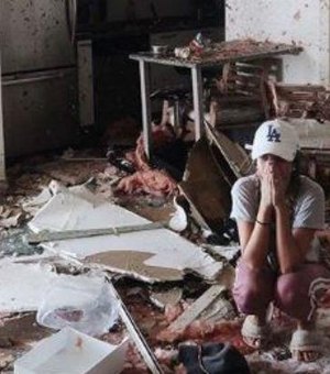 Youtuber brasileira mostra apartamento destruído após furacão