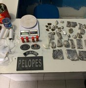 Homem é preso portando drogas e munições na zona rural de Arapiraca