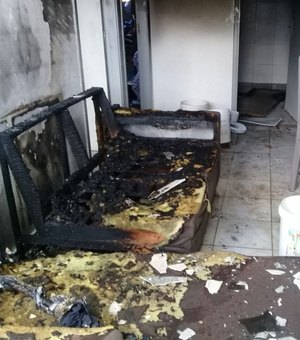 Incêndio destrói casa no Rio Novo e deixa seis pessoas feridas 