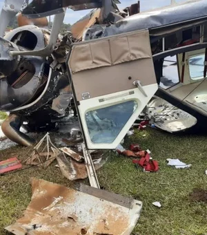 Dois morrem em queda de avião em Boituva, no interior de SP