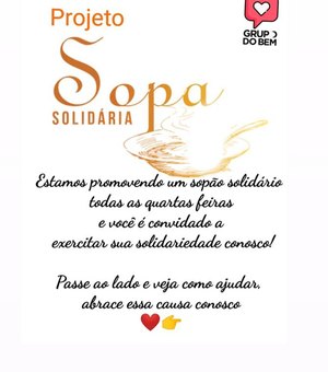  Projeto Sopa Solidária ajuda famílias de Porto Calvo