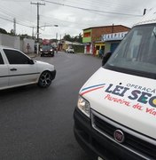 Lei Seca prende motoristas embriagados e flagra 14 inabilitados em Alagoas