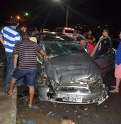 Colisão frontal deixa quatro pessoas feridas no interior de Alagoas