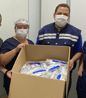 Coren-AL doa máscaras para unidades de saúde de Arapiraca