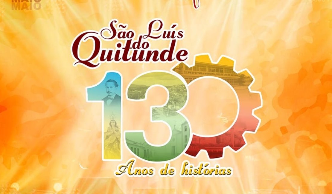 São Luís do Quitunde divulga atrações da festa de 130 anos