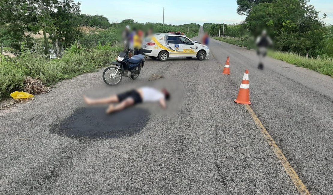 Motoqueiro morre ao sofrer acidente em São José da Tapera