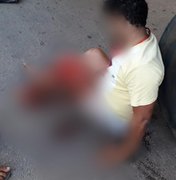 Motociclista fica ferido após colidir com caminhão pipa em Palmeira dos Índios