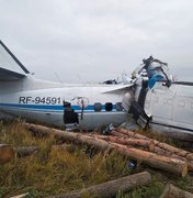 Avião russo cai na cidade de Menzelinsk e deixa mortos e feridos