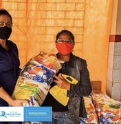 Prefeitura faz distribuição de cestas básicas para famílias vulneráveis de Lagoa da Canoa