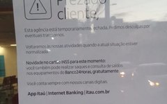 Banco Itaú divulgou comunicado