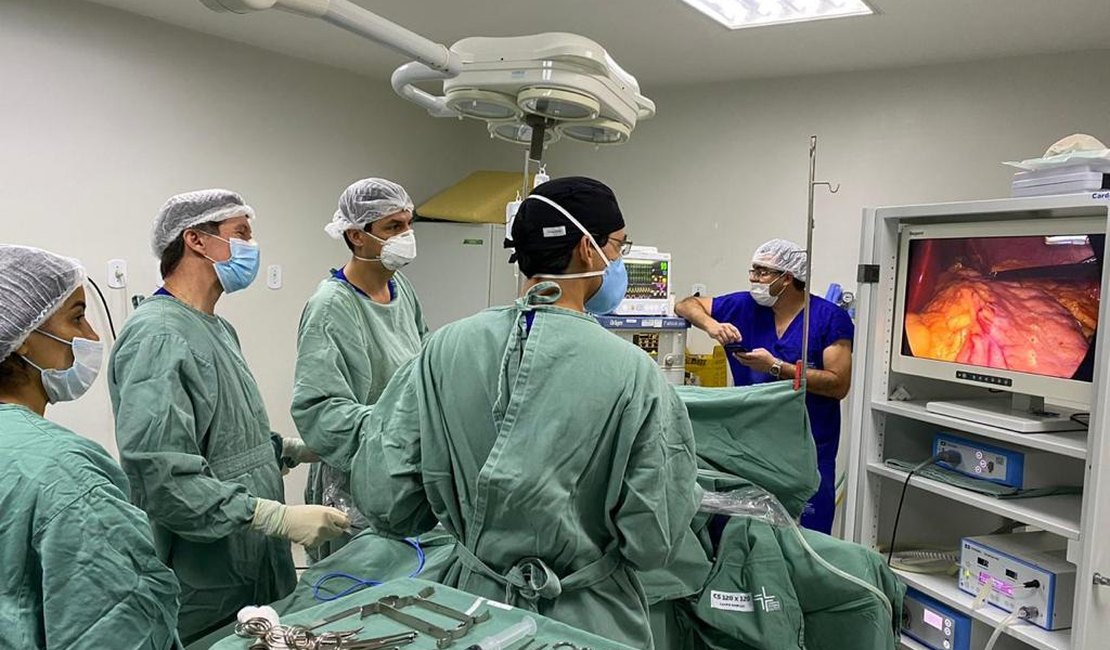 Primeira videolaparoscópia é  realizada com sucesso pelo Hospital Regional
